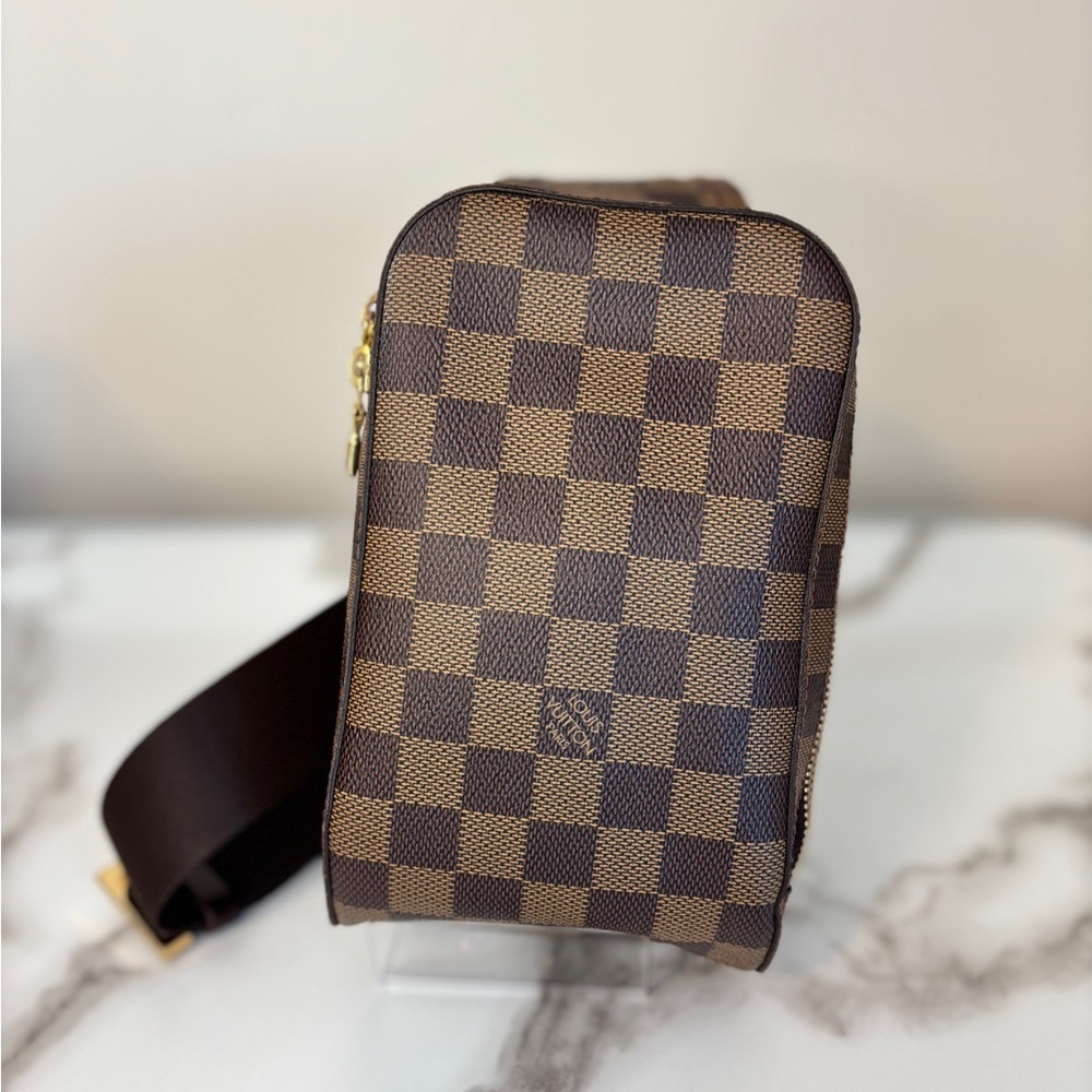 Geronimos Damier Ebene Louis Vuitton Bum Bag
